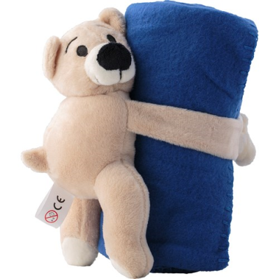 Picture of PLUSH TOY BEAR in Cobalt Blue