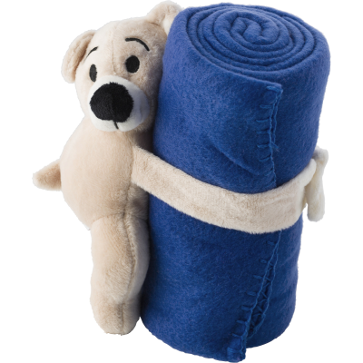 Picture of PLUSH TOY BEAR in Cobalt Blue