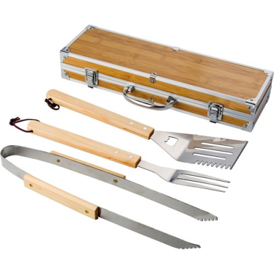 Picture of BARBECUE SET in Brown