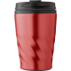 Picture of STAINLESS STEEL METAL TRAVEL MUG (325ML) in Red