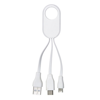 Picture of CHARGER CABLE SET in White.