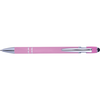 Picture of BALL PEN with Rubber Finish in Pink