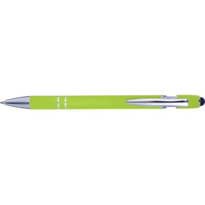 Picture of BALL PEN with Rubber Finish in Lime