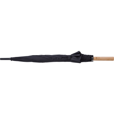 Picture of RPET PONGEE (190T) UMBRELLA in Black