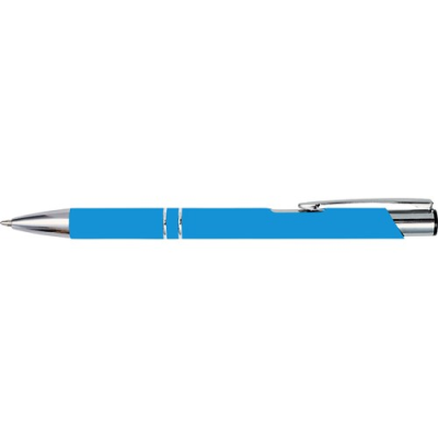 Picture of METAL BALL PEN in Light Blue.