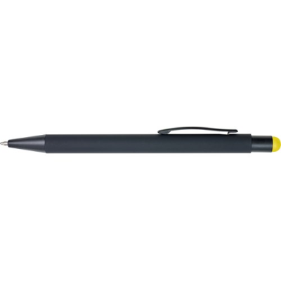 Picture of RUBBER BALL PEN in Yellow.