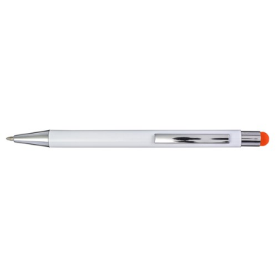 Picture of ALUMINIUM METAL AND PLASTIC BALL PEN in Orange