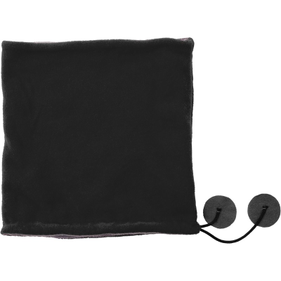 Picture of FLEECE NECK WARMER AND BEANIE in Black