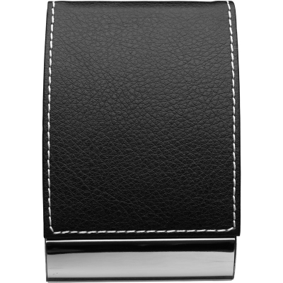 Picture of BUSINESS CARD HOLDER in Black & Silver