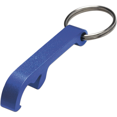 Picture of THE CITY - BOTTLE OPENER KEYRING in Blue