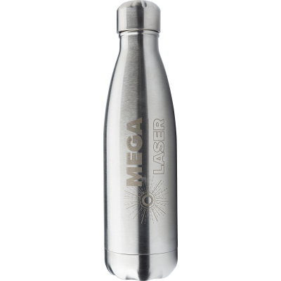 Picture of STAINLESS STEEL METAL BOTTLE, SINGLE WALL (650 ML) in Silver.