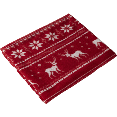 Picture of POLAR FLEECE BLANKET (180GM & 2) in Red