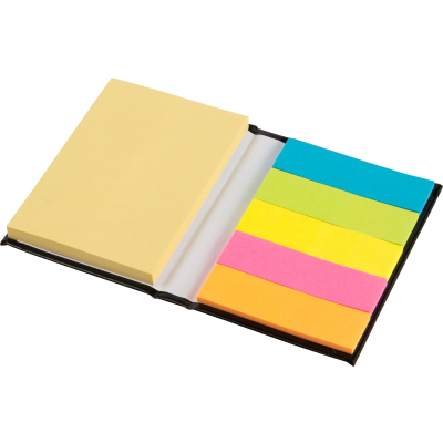 Picture of NOTE BOOK with Sticky Notes in Black