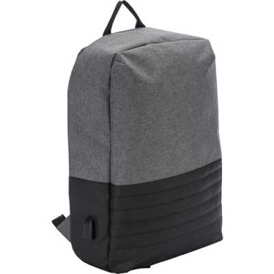 Picture of ANTI-THEFT BACKPACK RUCKSACK in Black
