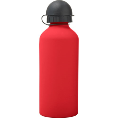 Picture of ALUMINIUM METAL WATER BOTTLE (600 ML) in Red