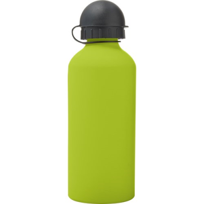 Picture of ALUMINIUM METAL WATER BOTTLE (600 ML) in Lime