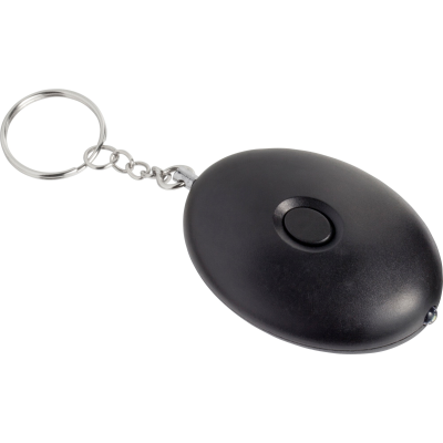 Picture of THE HELENA - KEYRING PERSONAL ALARM with Light in Black