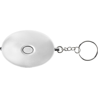 Picture of THE HELENA - KEYRING PERSONAL ALARM with Light in White