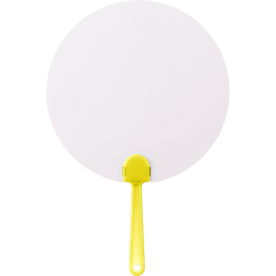 Picture of PAPER HAND FAN in Yellow