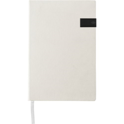 Picture of NOTE BOOK (APPROX A5) with USB Drive in White