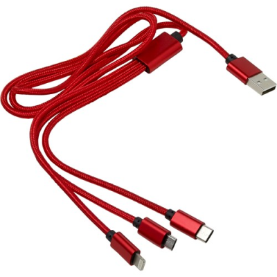 Picture of THE DANBURY - USB CHARGER CABLE in Red.