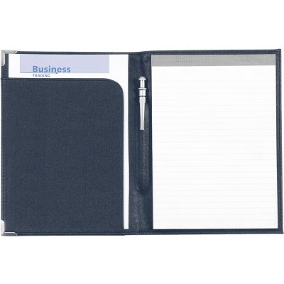 Picture of A5 FOLDER, EXCL PAD, ITEM 8500 in Blue.