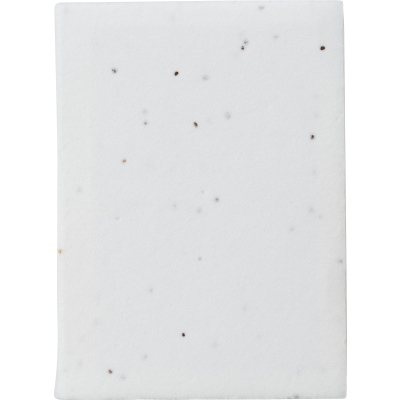 Picture of SEEDS PAPER COVER with Sticky Notes in White.