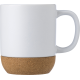 Picture of CERAMIC POTTERY MUG (420ML) in White