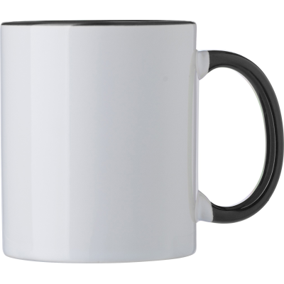 Picture of CERAMIC POTTERY MUG (300ML) in Black