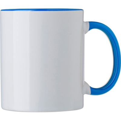Picture of CERAMIC POTTERY MUG (300ML) in Blue