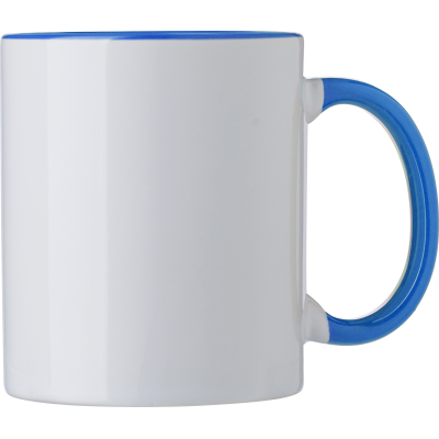 Picture of CERAMIC POTTERY MUG (300ML) in Blue