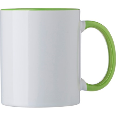 Picture of CERAMIC POTTERY MUG (300ML) in Pale Green