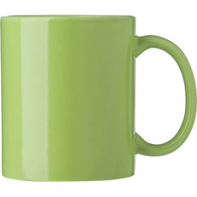 Picture of 300ML CERAMIC POTTERY COLOUR MUG in Light Green