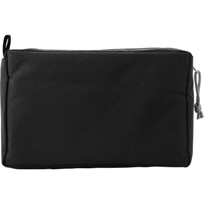 Picture of RPET TOILETRY BAG in Black.