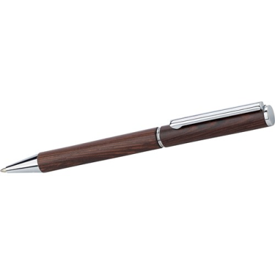 Picture of BLACKWOOD WOOD BALL PEN in Brown.