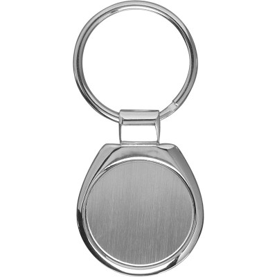 Picture of METAL KEY HOLDER KEYRING in Silver