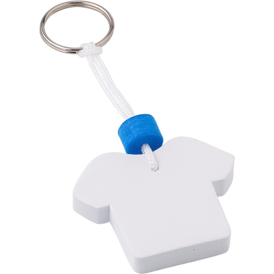 Picture of FOAM KEY HOLDER KEYRING in White