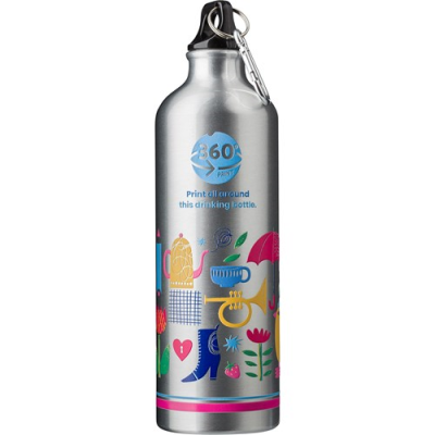 Picture of ALUMINIUM METAL BOTTLE (750 ML) SINGLE WALLED in Silver