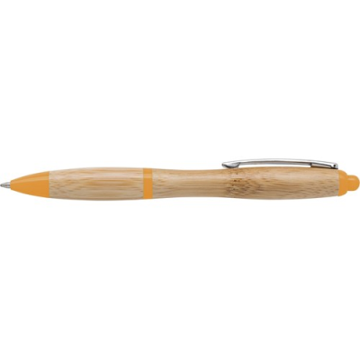 Picture of BAMBOO BALL PEN in Orange