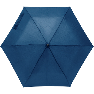 Picture of FOLDING PONGEE UMBRELLA in Blue