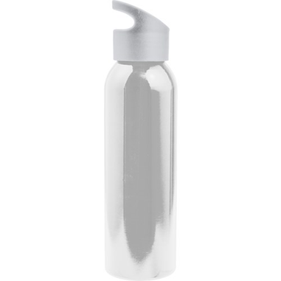 Picture of ALUMINIUM METAL WATER BOTTLE (650 ML) in White