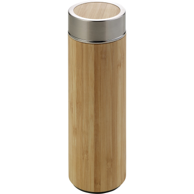 Picture of BAMBOO BOTTLE with Tea Infuser (420 Ml) in Brown