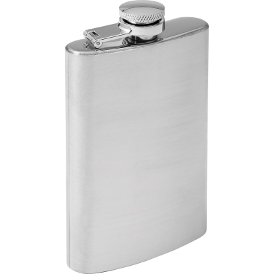 Picture of STEEL FLASK in Silver.