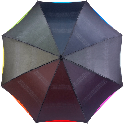 Picture of AUTOMATIC REVERSIBLE RAINBOW UMBRELLA in Various.