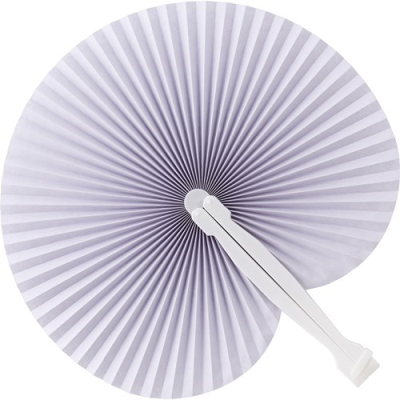 Picture of PAPER HAND HELD FAN in White