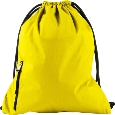 Picture of DRAWSTRING BACKPACK RUCKSACK in Yellow