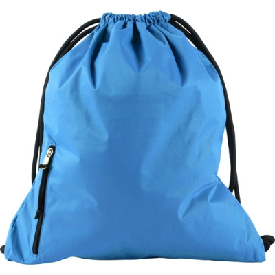 Picture of DRAWSTRING BACKPACK RUCKSACK in Light Blue