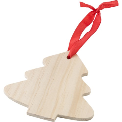 Picture of WOOD CHRISTMAS TREE in Brown