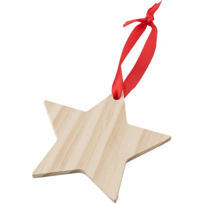 Picture of WOOD STAR in Brown