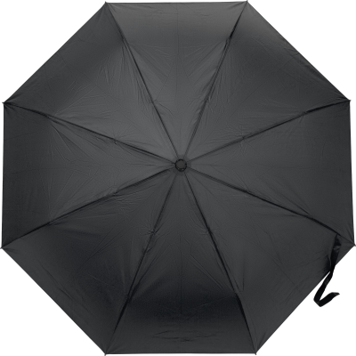 Picture of FOLDING PONGEE UMBRELLA in Black